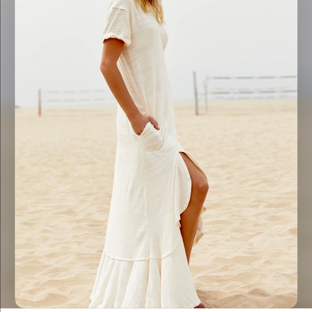Free People Beach Maxi Ruffle Dress